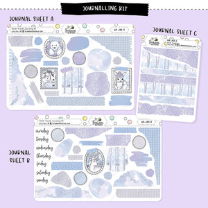 Winter Friends Journaling Sticker Kit