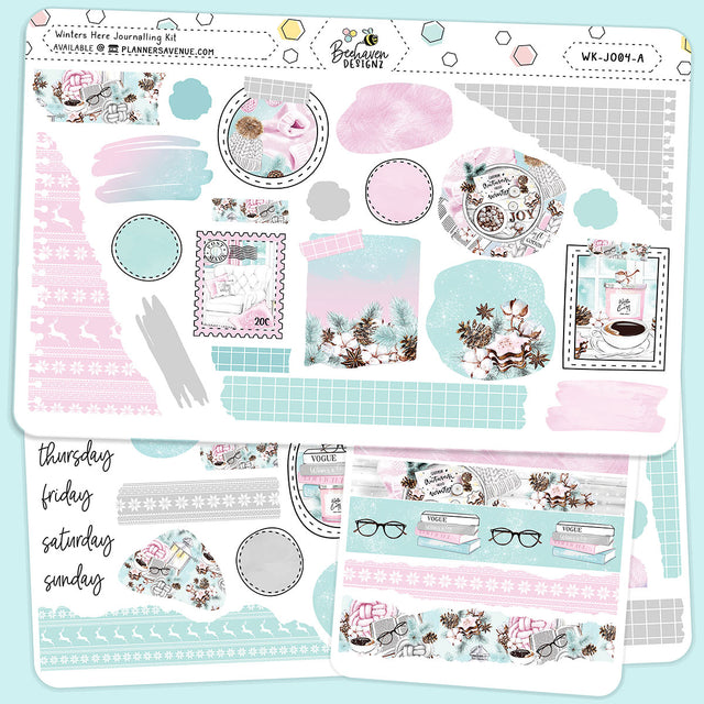 Winters Here Journalling Sticker Kit