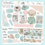 Flowers Flutter Journalling Sticker Kit