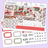 Dear Santa Lime Weekly Planner Sticker Kit