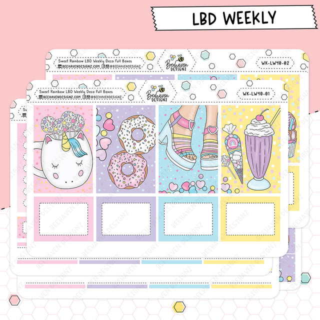 Sweet Rainbow Leanne Baker Weekly Kit