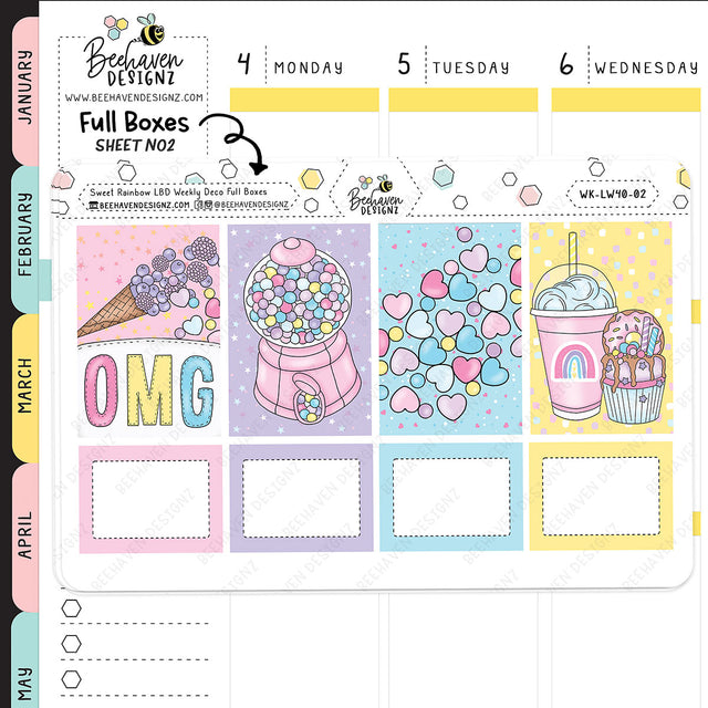 Sweet Rainbow Leanne Baker Weekly Kit