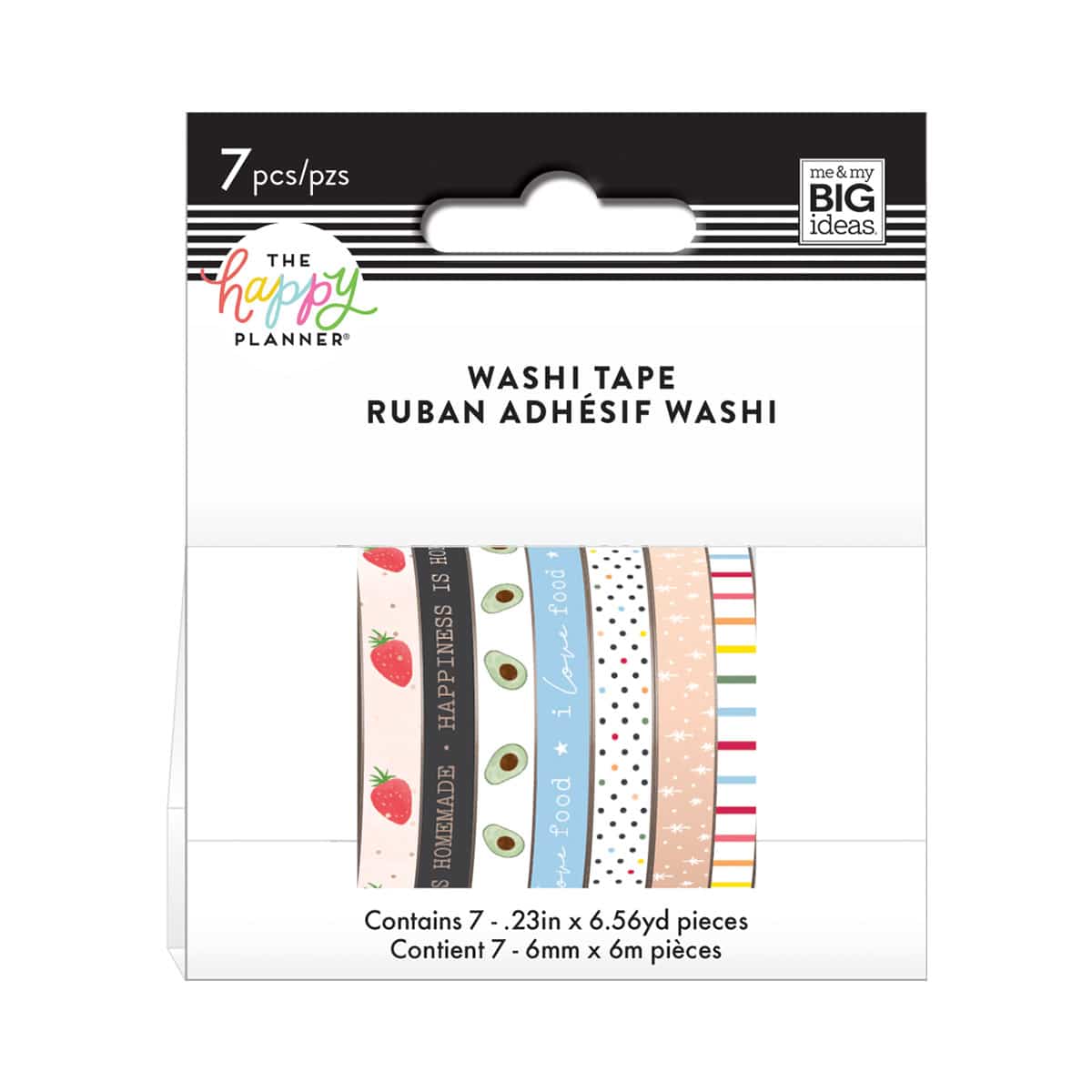 Happy Planner Recipe Washi Tape