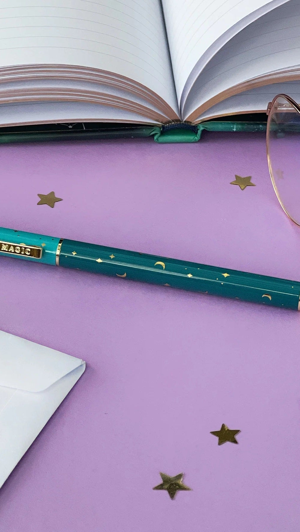 You are Magic Gel Rollerball Pen Teal the Quirky Cup Collective