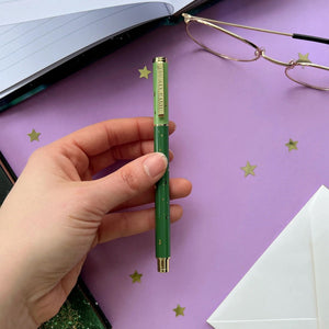 You are Magic Gel Rollerball Pen Green by the Quirky Cup Collecctive