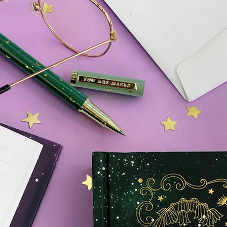 You are Magic Gel Rollerball Pen Green the Quirky Cup Collective