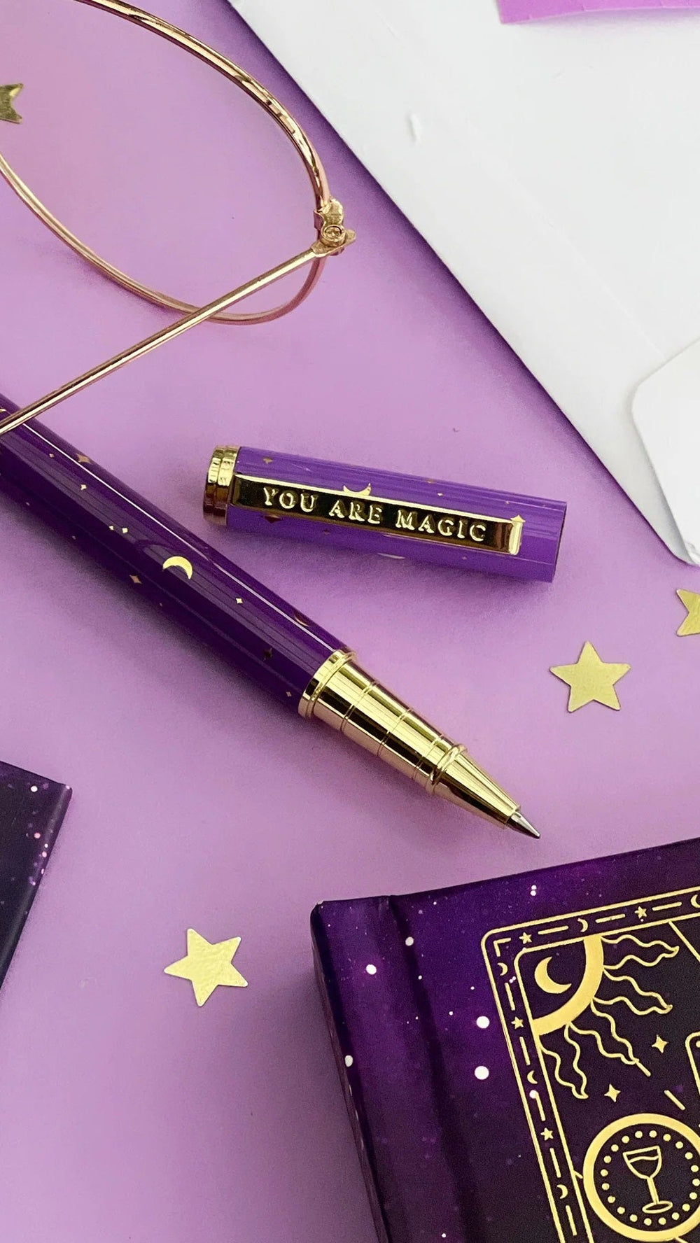You are Magic Gel Rollerball Pen Purple the Quirky Cup Collective