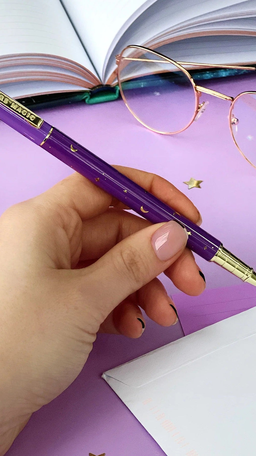 You are Magic Gel Rollerball Pen Purple the Quirky Cup Collective