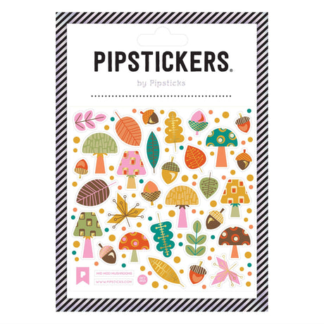 Mid Mod Mushrooms Stickers by Pipsticks