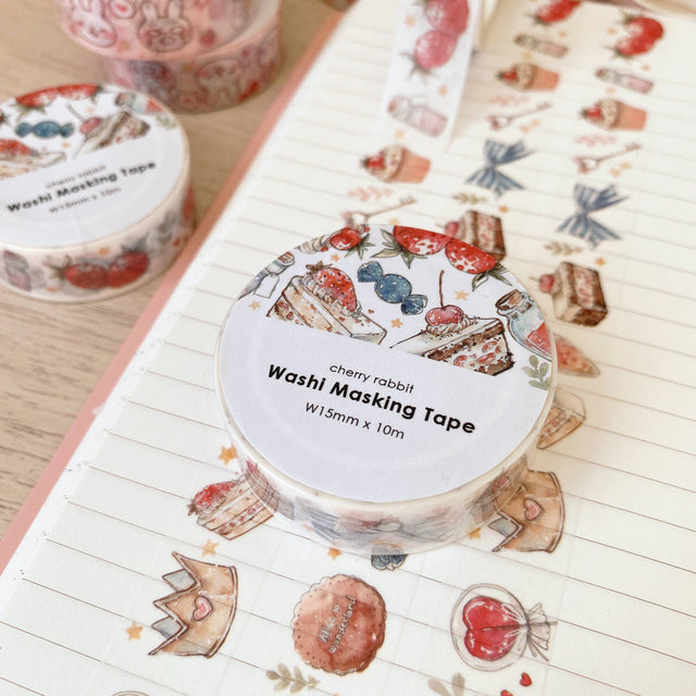 Sweet Desserts Washi Tape by Cherry Rabbit