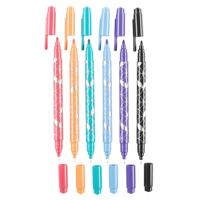 Erin Condren Dual Tip Classic Colourful Markers - 6 pack