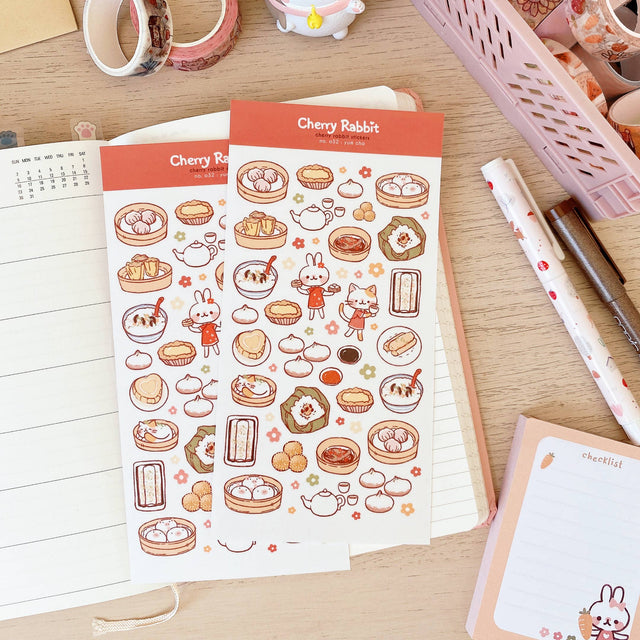 Yumcha Washi Stickers by Cherry Rabbit