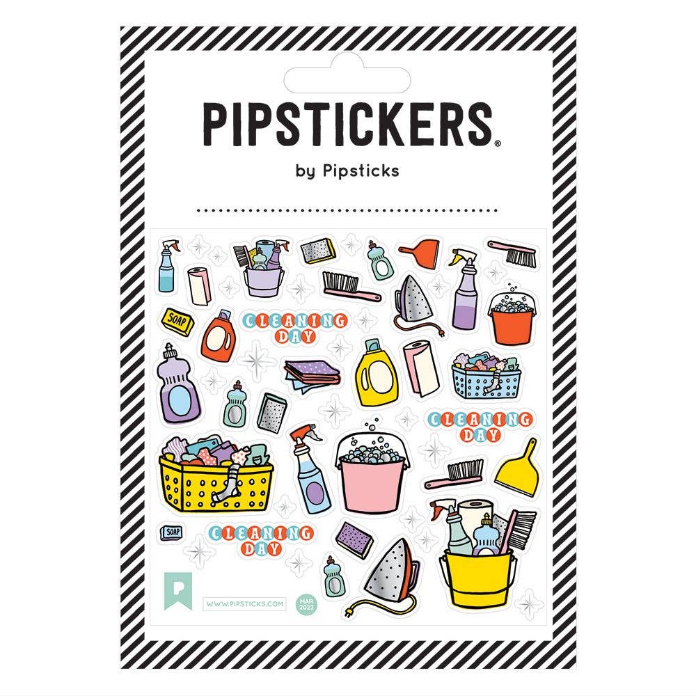 Spring Cleaning Stickers by Pipsticks