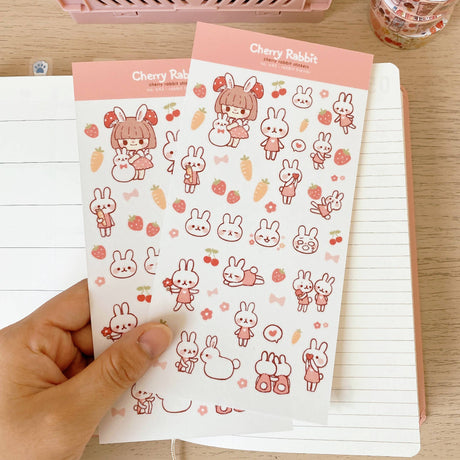 Rabbit Friends Washi Stickers by Cherry Rabbit