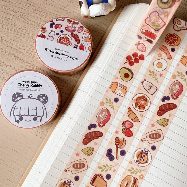 Breakfast Washi Tape by Cherry Rabbit