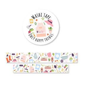 Green Thumb Delights Washi Tape