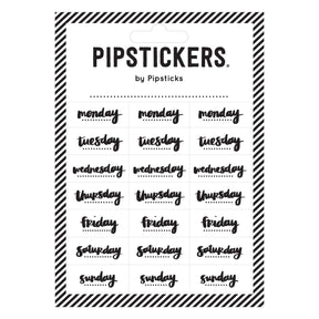 Coloir-in Days Of The Week Stickers by Pipsticks