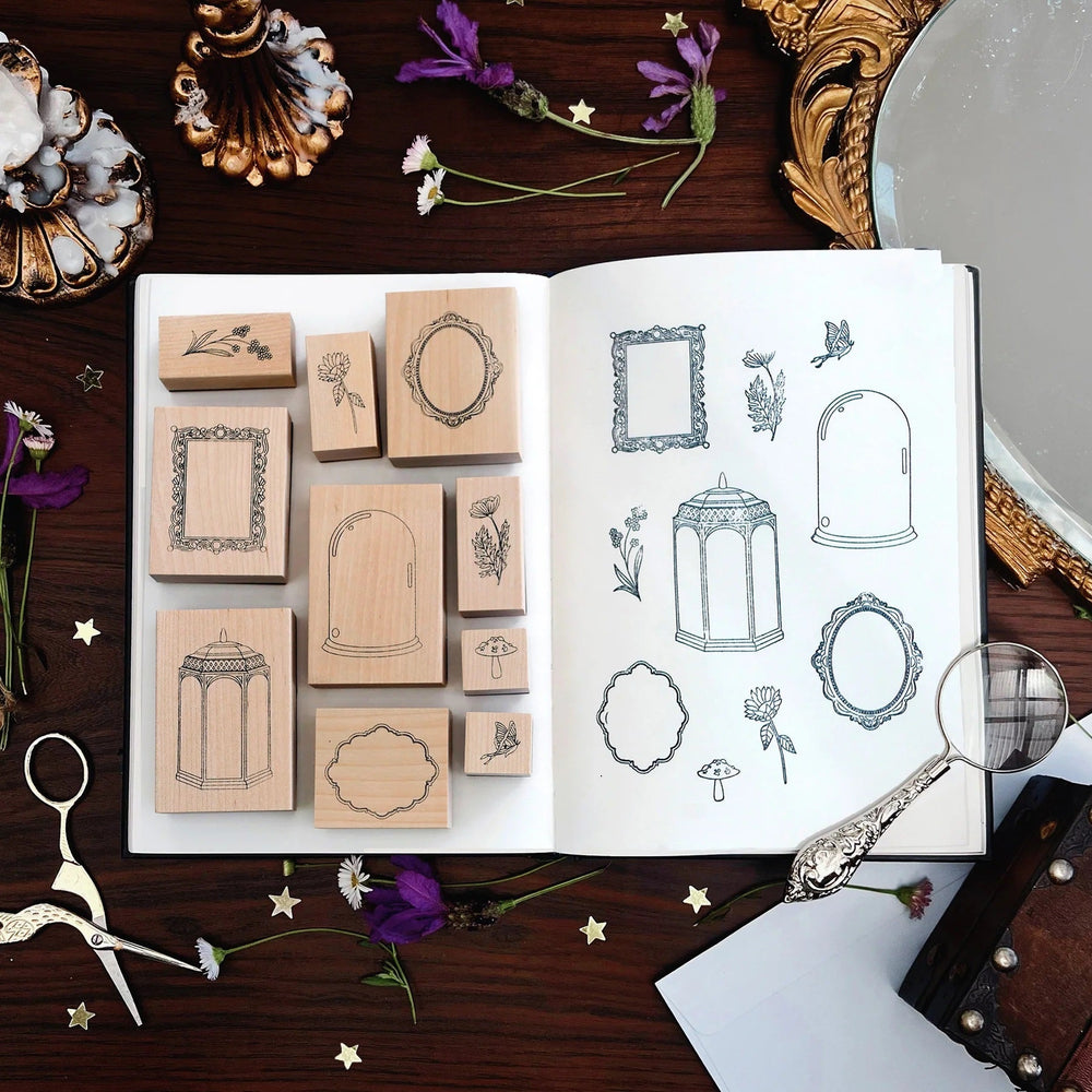 Frames & Florals Stamp Set - The Quirky Cup Collective