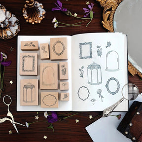 Frames & Florals Stamp Set - The Quirky Cup Collective