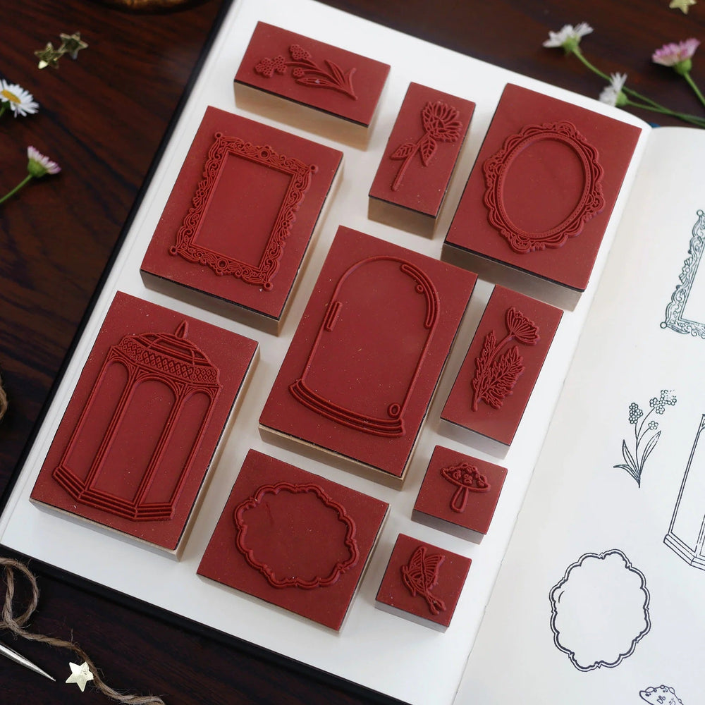 Frames & Florals Stamp Set - The Quirky Cup Collective