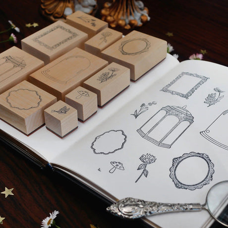 Frames & Florals Stamp Set - The Quirky Cup Collective