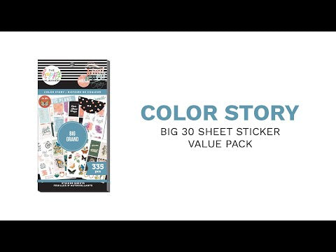 Happy Planner Color Story Big Value Sticker Pack