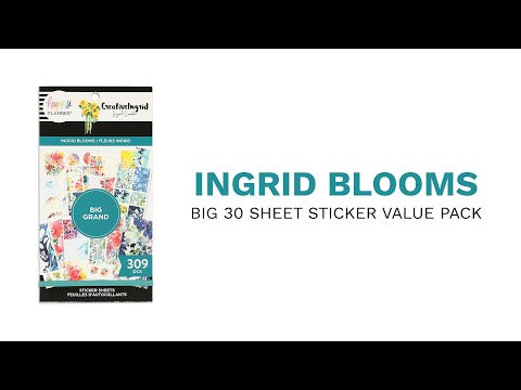 Happy Planner Big Ingrid Blooms CreativeIngrid Sticker Book Value Pack