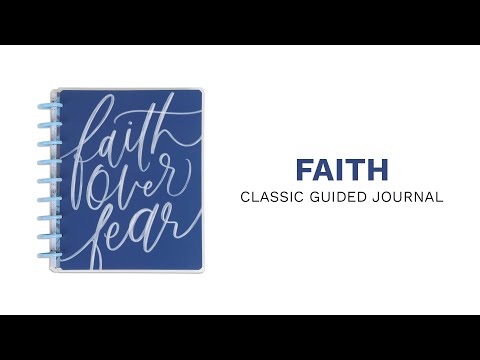 Happy Planner Classic Faith Guided Journal flip through