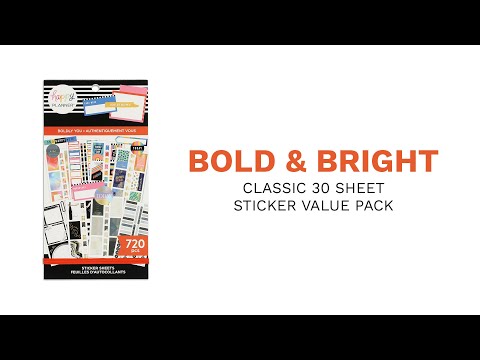Happy Planner Boldly You Sticker Book Value Pack