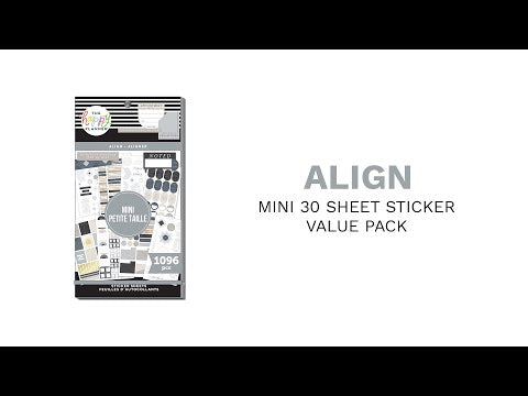 Happy Planner Align Mini Value Sticker Pack