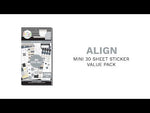 Happy Planner Align Mini Value Sticker Pack