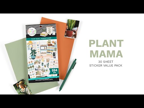 Happy Planner Plant Mama Value Sticker Pack