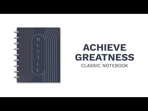 LAST STOCK!! Happy Planner Achieve Greatness Classic Notebook - Lined