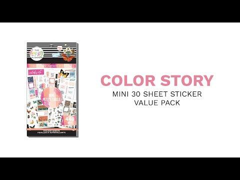 Happy Planner Color Story Mini Value Sticker Pack