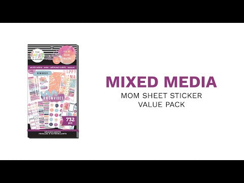 Happy Planner Mixed Media Mom Value Sticker Pack