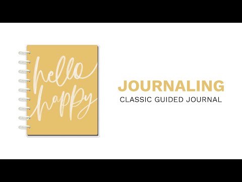 Happy Planner Journaling Classic Guided Mood Journal