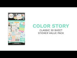 Happy Planner Colour Story Sticker Book Value Pack