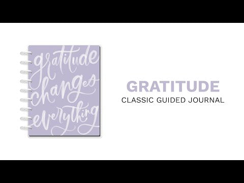 Happy Planner Gratitude Classic Guided Journal