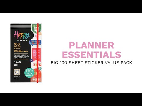 Happy Planner Planner Essentials BIG Mega Sticker Book Value Pack