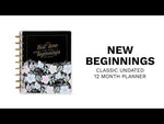 Happy Planner Classic Homebody Vertical 12-Months Undated flip through