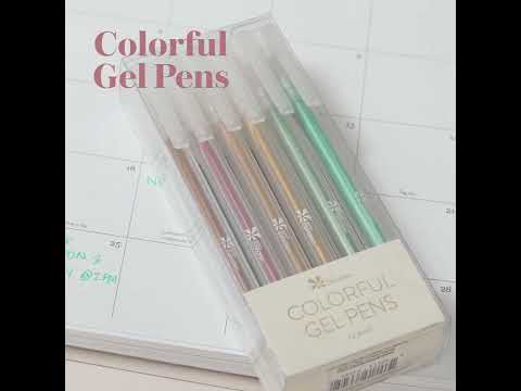 Erin Condren Colourful Gel Pens - 12-pack