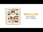 Happy Planner BIG Papillon Butterfly Daily Planner Deluxe - Undated 4 Months