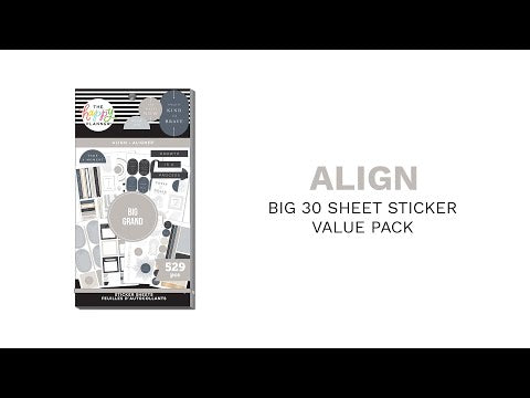 Happy Planner Align Big Value Sticker Pack