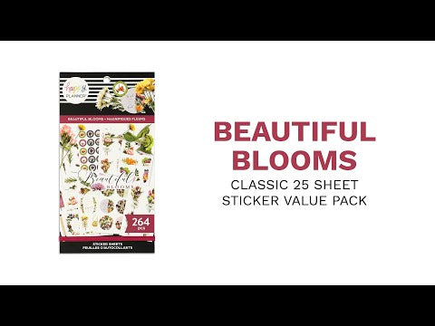 Happy Planner Beautiful Blooms Sticker Book Value Pack