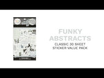 Happy Planner Funky Abstracts Sticker Book Value Pack