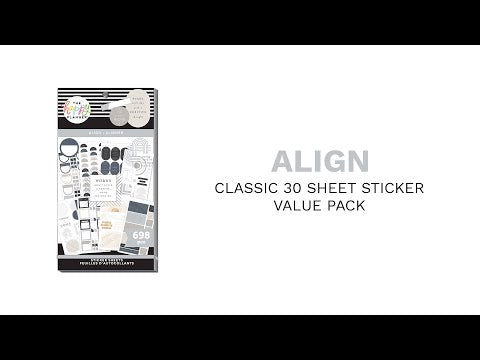 Happy Planner Align Classic Value Sticker Pack