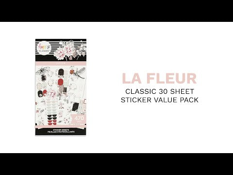 Happy Planner La Fleur Sticker Book Value Pack