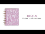 Happy Planner Classic Goals Guided Journal flip through