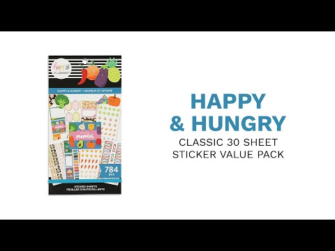 Happy Planner Hungry & Happy Sticker Book Value Pack