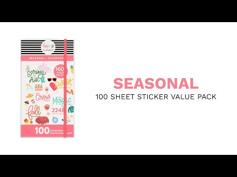 Happy Planner Seasonal Mega Sticker Book Value Pack